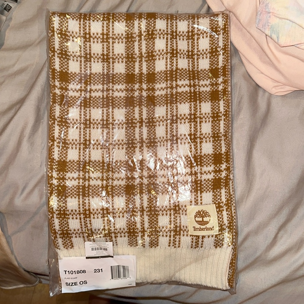 Timberland plaid scarf